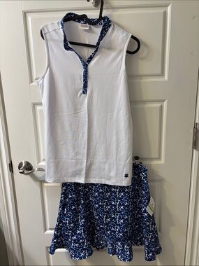 Golf top and skort set size medium NWT